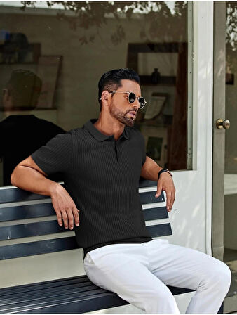 Carbon Erkek Triko Tshirt