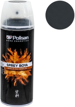 POLİSAN SPREY BOYA AKRİLİK 400 ML ANTRASİT RAL7016
