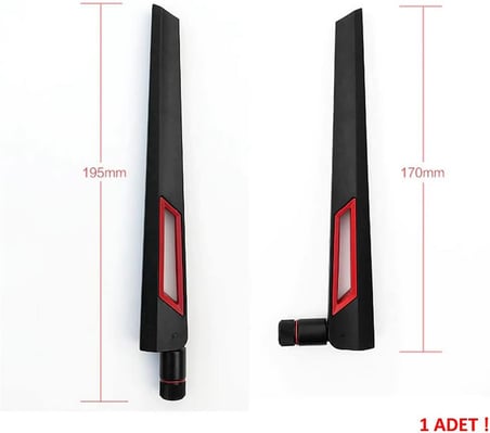 12dBi Dual Band Anten Rp Sma Erkek 2.4GHz 5.8GHz RF Gsm Wifi Sinyal Kuvvetlendirici Anten 2G/3G/4G LTE FPV Drone