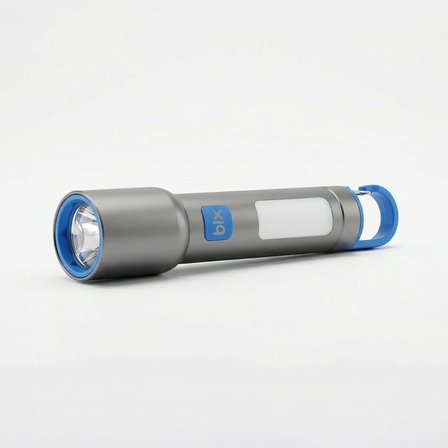 BX1010FL Beyaz-Mavi-Turuncu 3 Renk LED Özellikli Max 500 Lümen ve 500 Metreye Kadar Menzilli USB-C Şarj Edilebilir 10W El Feneri