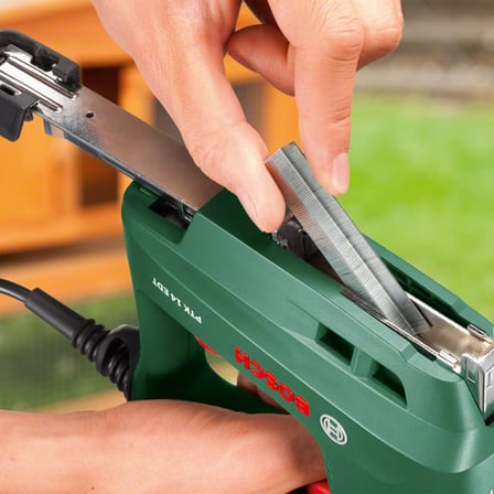 Bosch Home and Garden Zımba - PTK 14 EDT (1000 zımba ile teslim edilir, tip 53, uzunluk 10 mm), Yeşil