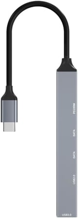 PD 100W 5in1 Type-C to USB Çoklayıcı Çevirici Hub 5 Port / 2xUSB / 3xType-C