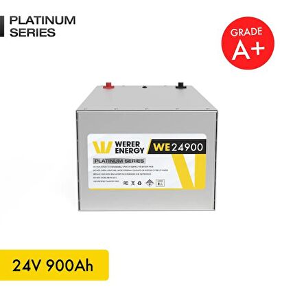 24V 900Ah LiFePO4 Platinum Series Bluetooth'lu Lityum Demir Fosfat Akü 