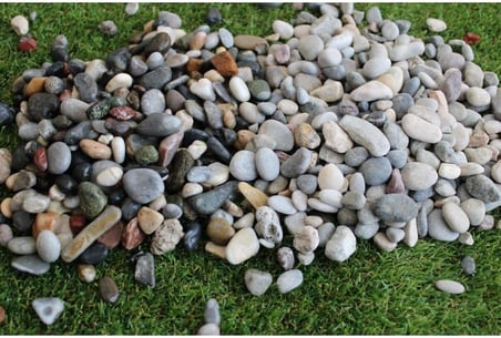 Garden Moda Dere Çakıl Taşı 19 Kg 15-30 Mm Mıcır Dere Taşı Dolomit Taş Teraryum Akvaryum Taşı Peyzaj Süs Taşı