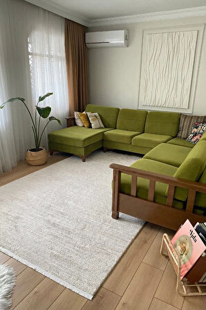 Apex Halı Truva Akrilik Halı Koleksiyonu 6631 Krem