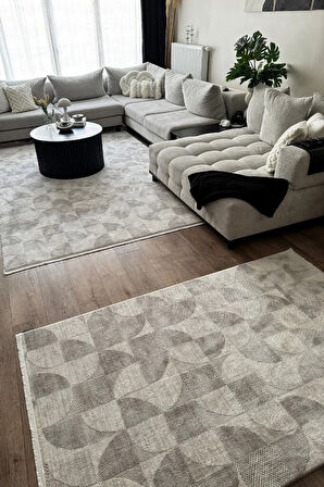 Apex Halı Truva Akrilik Halı Koleksiyonu 6621 Gri