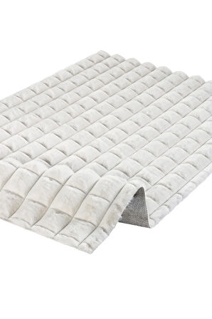 Apex Halı Diamante Peluş Halı 7002 Krem