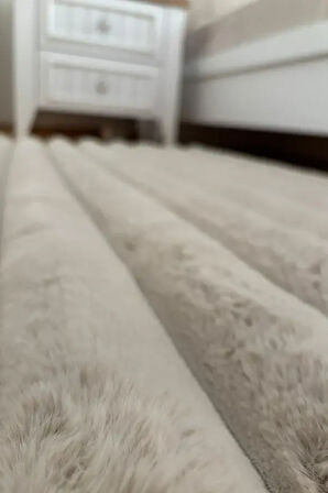 Apex Halı Linio Peluş Halı 8053 Bej