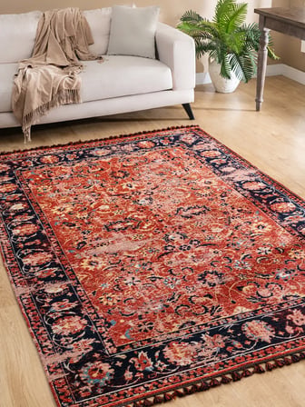 Tuğra Halı Kuman Kilim Eskitme Desenli Kilim KU06