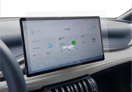 BYD Atto 3 ile Uyumlu Mat Ekran Koruyucu 15.6 inç Multimedya &amp; Navigasyon ve 5 inç Dijital Gösterge Paneli