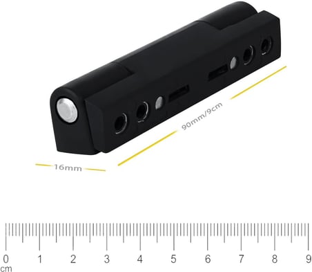 2 ADET 90mm Çelik SİYAH Menteşe - Uzun Ömürlü PVC-pimapen Çelik Menteşe- 90mm,9cm