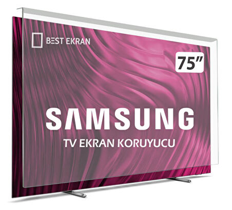 SAMSUNG 75Q60D TV EKRAN KORUYUCU - Samsung 75" inç 4K Smart Qled QE75Q60DAUXTK