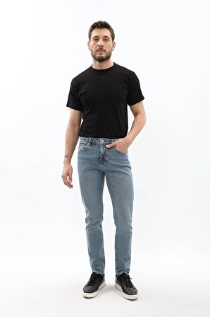 Erkek Likralı Slim Jean Pantolon