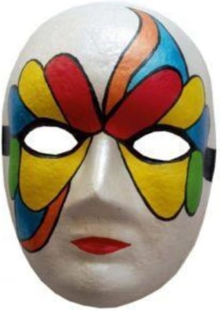 5 Adet, Karton Maske, Boyanabilir, Eğitici Maske Boyama, Etkinlik Ve Hobi Maskesi