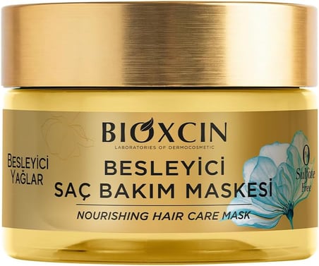 Besleyici Yağlar Saç Bakım Maskesi 225 ml – 9 Çiçek Yağı, Pantenol ve BioComplex B11 İçeren Yoğun Nemlendirici &amp; Onarıcı Maske – Kuru ve Yıpranmış Saçlar İçin Besleyici Bakım
