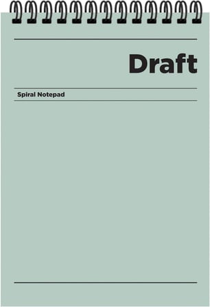 Keskin Color A5 Kareli Bloknot Draft - Yeşil