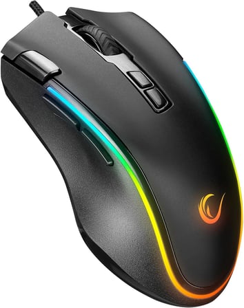 SMX-G72 GREEDY 8 Tuşlu Double Click Real RGB Ledli Makrolu 7200dpi Gaming Oyuncu Mouse