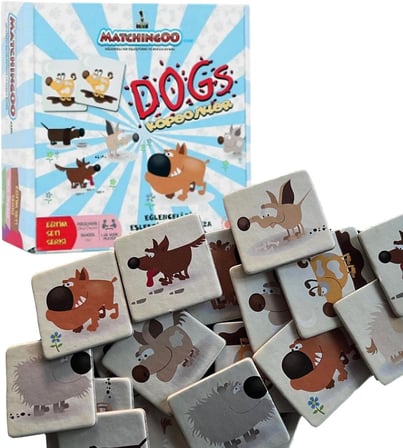 Matchingoo Eşleştirme Ve Hafıza Kartları : Köpekcikler