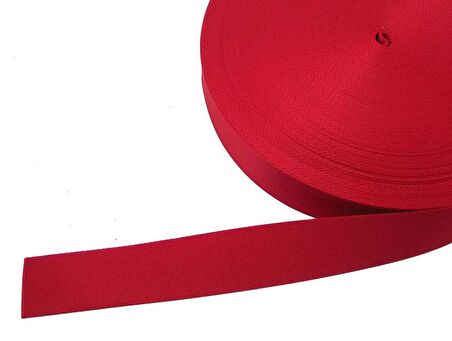 4 cm kırmızı renk  polyester kolon