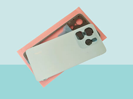 Tkgz - Xiaomi Redmi NOTE 14 KASA FULL Arka Kapak Batarya Kapağı - MAVİ