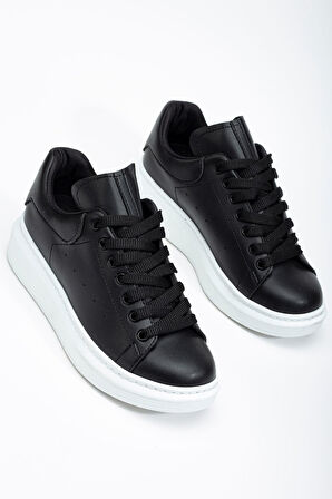 Fersatie Siyah Kadın Sneaker Günlük Ayakkabı