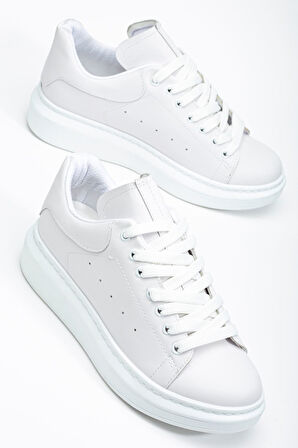 Fersatie Beyaz Kadın Sneaker Günlük Ayakkabı 