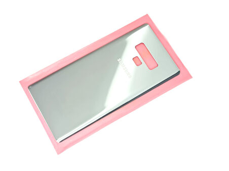 Tkgz Samsung Galaxy NOTE 9 Arka Pil Batarya Kapağı (CAM) GRİ