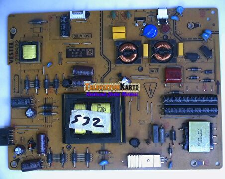 17IPS72, 23329222, 190216R3A, VESTEL 43UA8900, Power Board, Besleme, VES430QNEL-2D-001