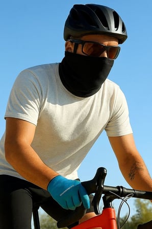 Termal Boyunluk, Premium Dikişsiz Motosiklet Bandana, Turuncu