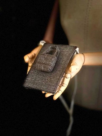 MEADOV Nakış İşlemeli Keten Telefon Çantası, Telefon Kılıfı v14