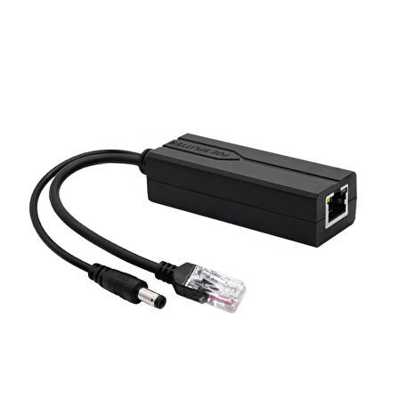AN6650 PoE Splitter Adaptör 24V to 12V Gigabit Ethernet IP Kamera NVR Modem Access Point Dönüştürücü