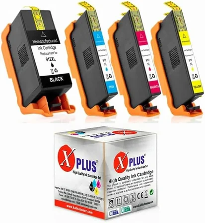 Xplus Hp OfficeJet Pro 8023 All-in-One 912XL-917XL 4 Renk Muadil Kartuş Seti 1.500 Sayfa CHİPLİ