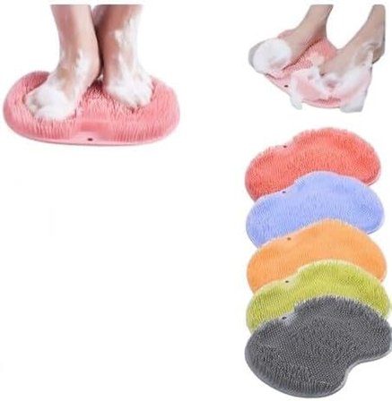 Vantuzlu Banyo Sırt Fırçası ve Masaj Matı