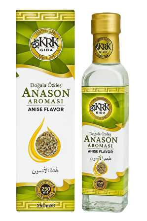 Anason Aroması 250ml Cam Şişe