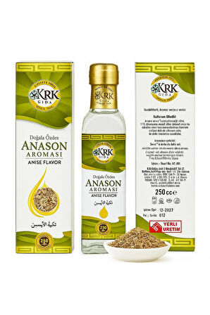 Anason Aroması 250ml Cam Şişe