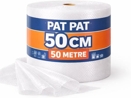 - Pat Pat, Balonlu Ambalaj Malzemesi (Taşınma, Taşıma, Paketleme) - 50cm x 50m