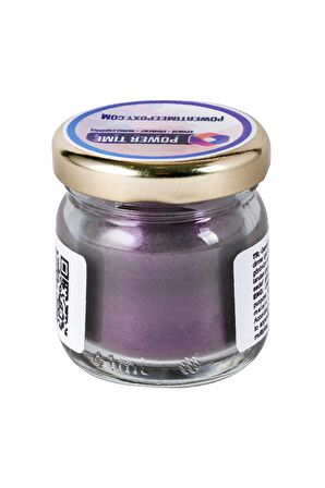 Sedefli Metalik Toz Pigment Boya / Patlıcan Moru / Epoksi Için 10 GRAM