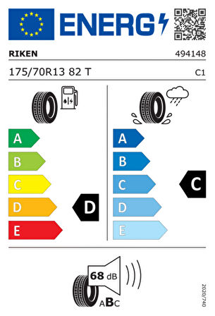 Riken Road 175/70R13 82T 2023 Üretim Yazlık Lastik