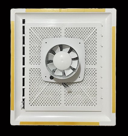 35X40 FANLI ASPİRATÖRLÜ BANYO TUVALET MENFEZİ HAVALANDIRMA MENFEZ PLASTİK