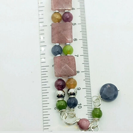 2335 Çilek Kuvars el yapımı bileklik