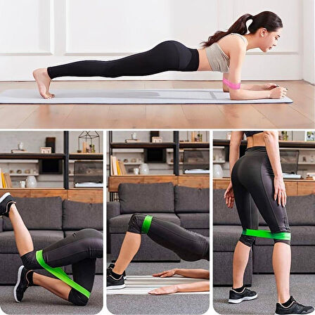 CT-STONES®  5li Egzersiz Direnç Bant Seti Pilates Crossfit Ekipmanları