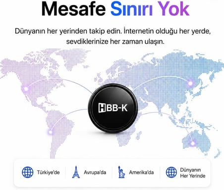 HBB-K HaPro Tag Android ve İOS Uyumlu Takip Cihazı