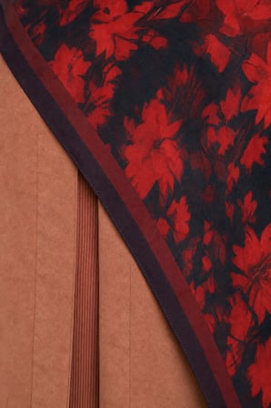 Velvet Desen Hebei İpek Şal