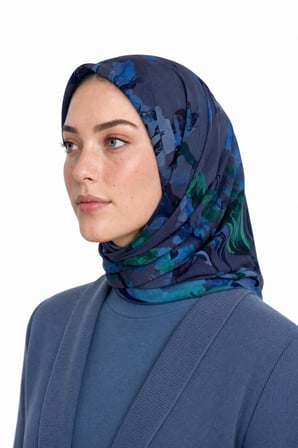 Orlina Desen Hebei İpek Eşarp