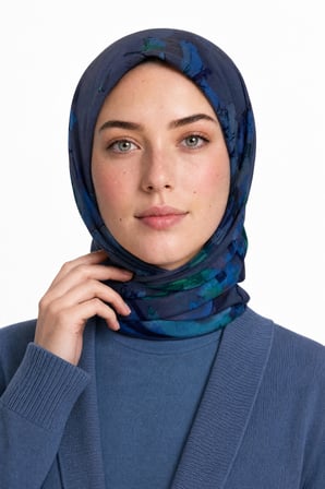 Orlina Desen Hebei İpek Eşarp