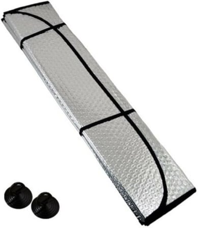 Oto Ön Cam Araba Güneşliği Katlanabilir Dışı Alüminyum Metalize Arası Balonlu Katlanabilir Güneşlik (145 * 70 cm)