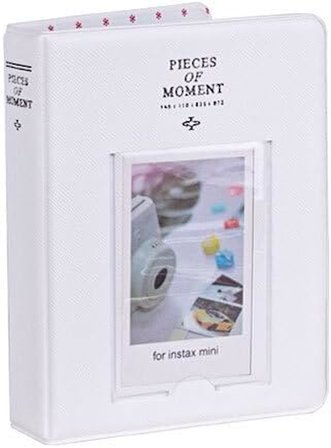 Instax Moment Polakart Fotoğraf Albümü - 65 Kapasite - 6X9 Ebat (BEYAZ)