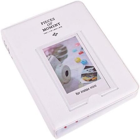 Instax Moment Polakart Fotoğraf Albümü - 65 Kapasite - 6X9 Ebat (BEYAZ)
