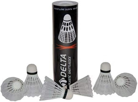 Delta Ds 6 Badminton Topu, Unisex, Beyaz, Tek Beden