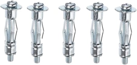Çelik Alçıpan Boşluk Dübel FRT Tuğla Duvar Bims Paraşüt Dübeli 6x52 Metal 5 Adet
